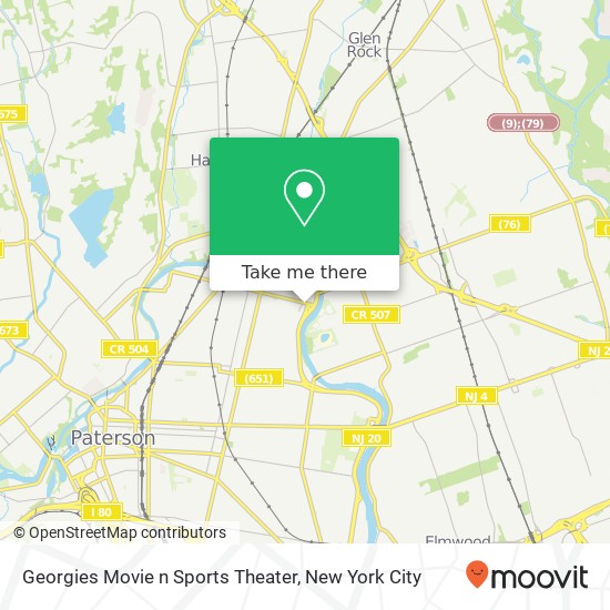 Georgies Movie n Sports Theater map