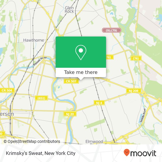 Krimsky's Sweat map