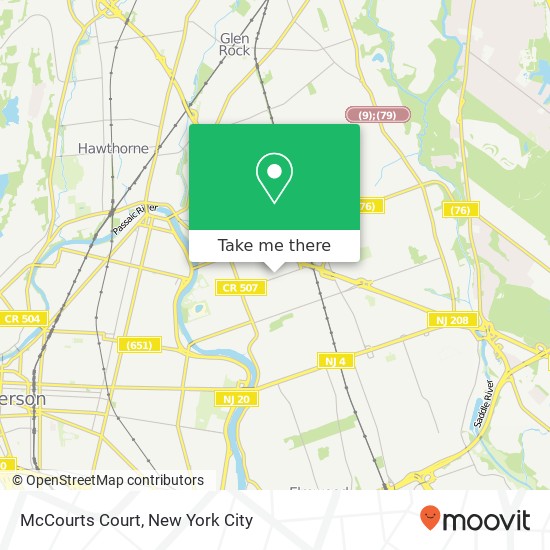 McCourts Court map