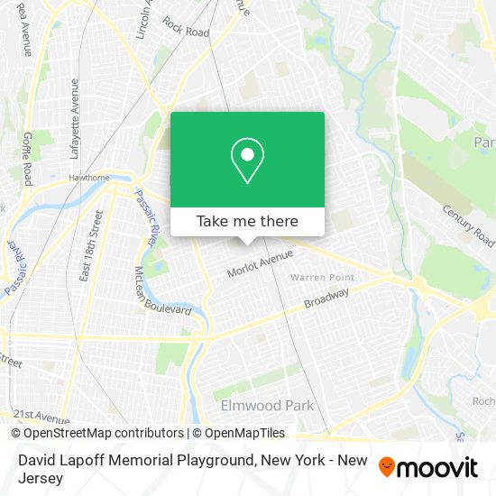David Lapoff Memorial Playground map