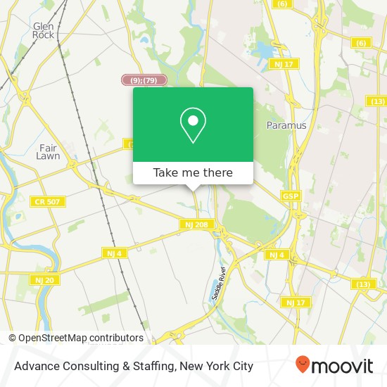 Mapa de Advance Consulting & Staffing