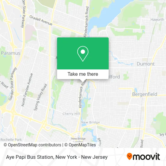 Aye Papi Bus Station map