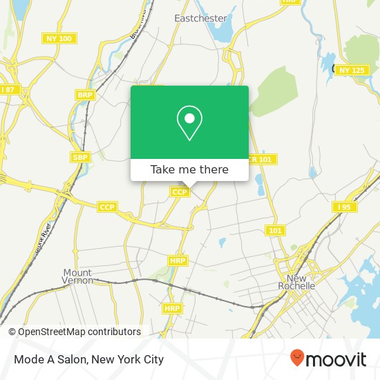 Mode A Salon map