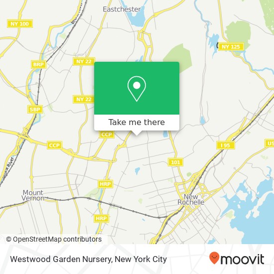 Westwood Garden Nursery map