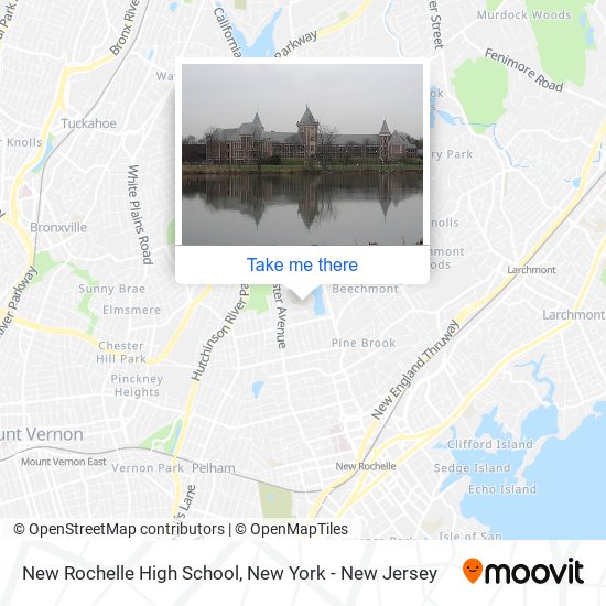 Mapa de New Rochelle High School