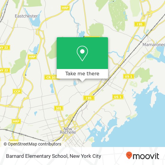 Mapa de Barnard Elementary School