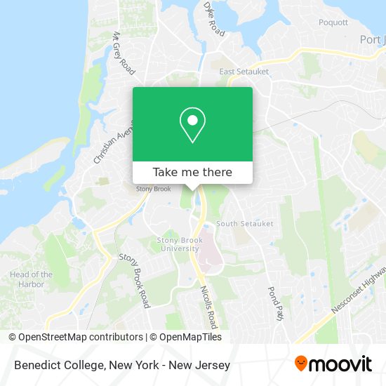Mapa de Benedict College