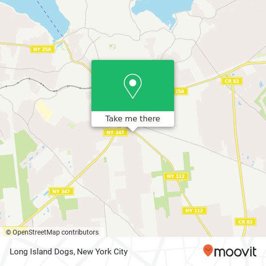 Long Island Dogs map