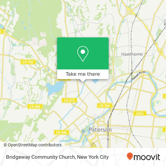 Bridgeway Community Church map