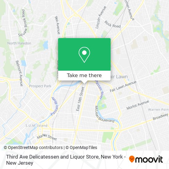 Mapa de Third Ave Delicatessen and Liquor Store