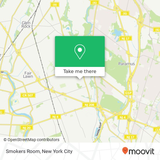 Mapa de Smokers Room