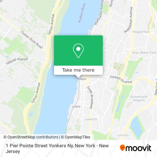1 Pier Pointe Street Yonkers Ny map