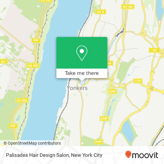 Palisades Hair Design Salon map