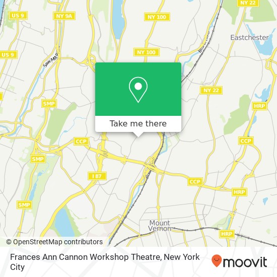 Frances Ann Cannon Workshop Theatre map