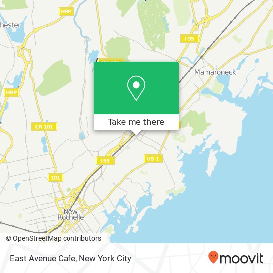 Mapa de East Avenue Cafe