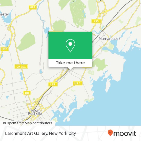 Mapa de Larchmont Art Gallery
