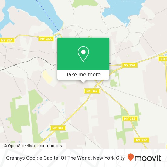 Grannys Cookie Capital Of The World map