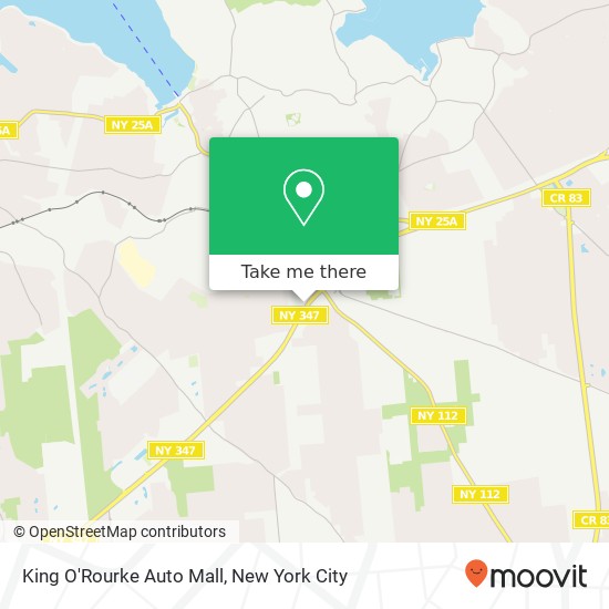 Mapa de King O'Rourke Auto Mall