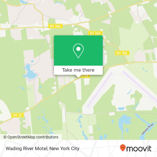Wading River Motel map