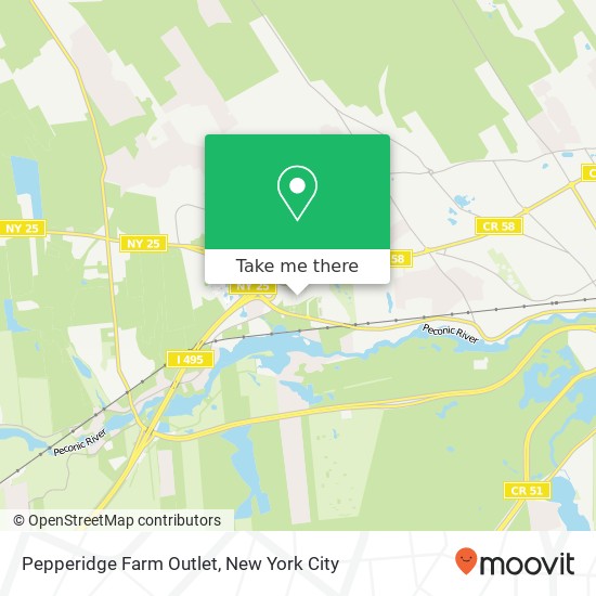 Pepperidge Farm Outlet map