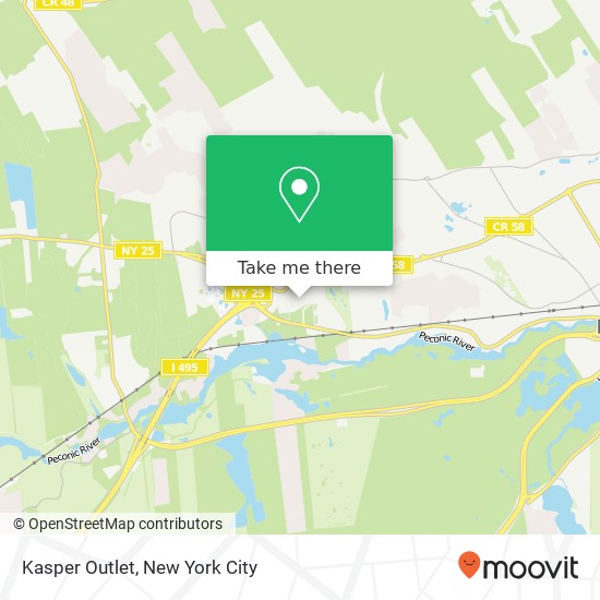 Kasper Outlet map