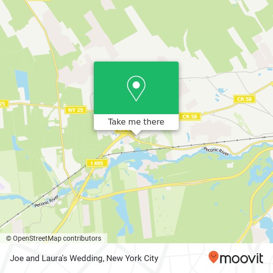 Mapa de Joe and Laura's Wedding