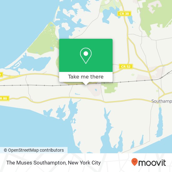 The Muses Southampton map
