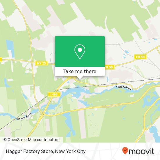 Haggar Factory Store map