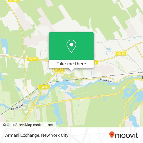 Armani Exchange map