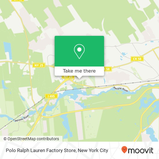 Polo Ralph Lauren Factory Store map