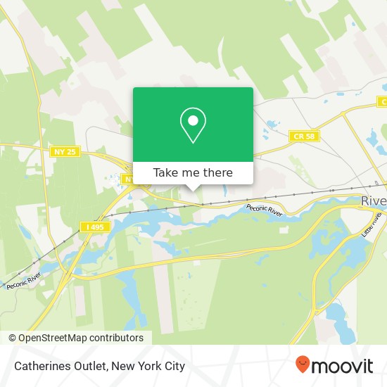 Catherines Outlet map