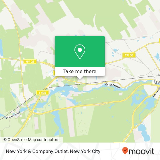 Mapa de New York & Company Outlet