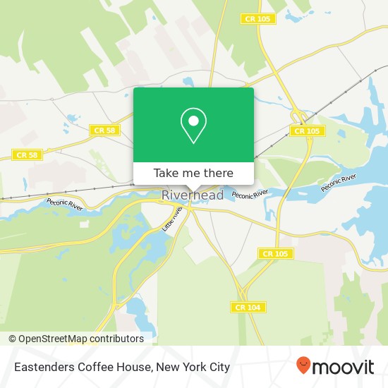 Eastenders Coffee House map