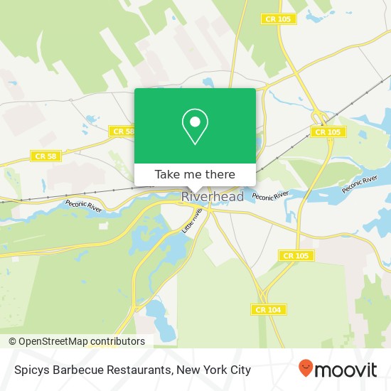 Spicys Barbecue Restaurants map