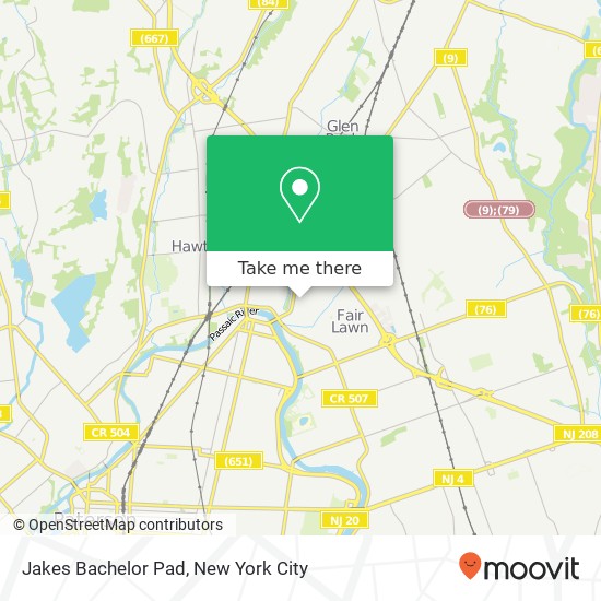 Jakes Bachelor Pad map