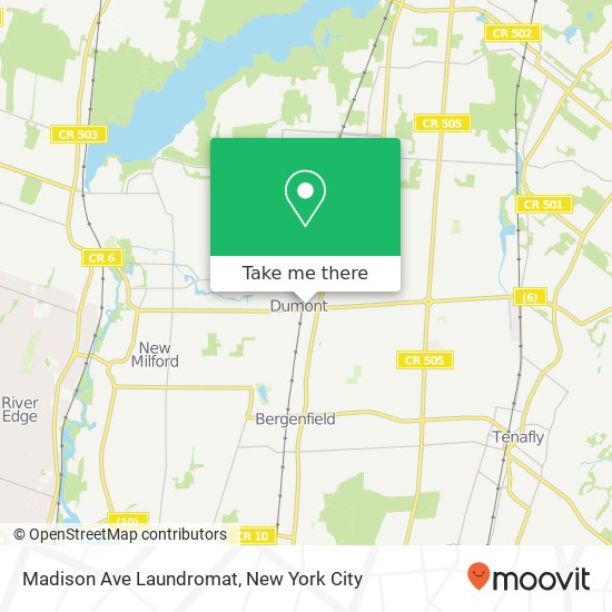 Mapa de Madison Ave Laundromat
