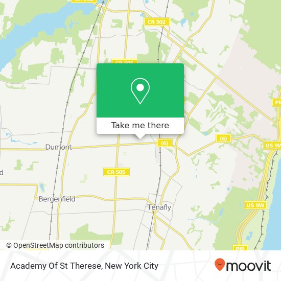 Academy Of St Therese map