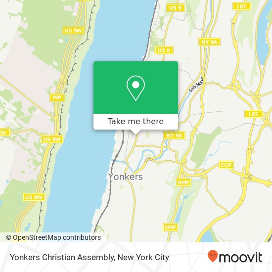 Yonkers Christian Assembly map