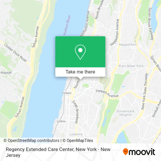 Regency Extended Care Center map