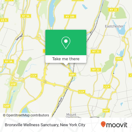 Bronxville Wellness Sanctuary map
