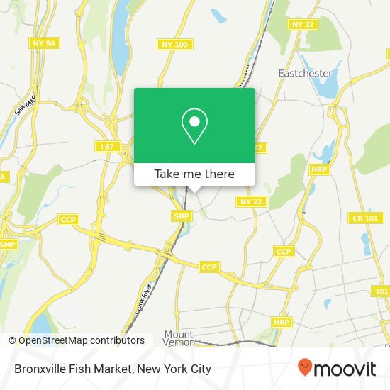 Bronxville Fish Market map