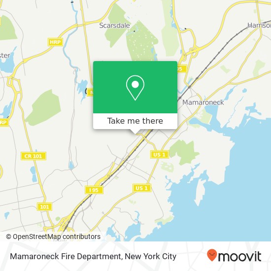 Mamaroneck Fire Department map