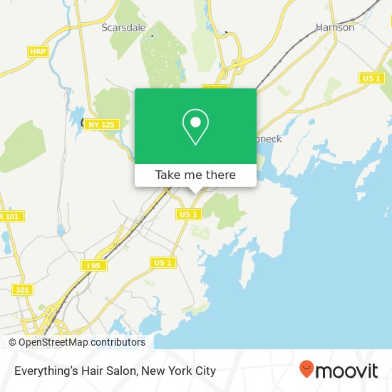 Mapa de Everything's Hair Salon