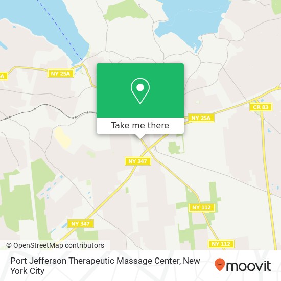 Port Jefferson Therapeutic Massage Center map