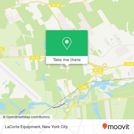 LaCorte Equipment map