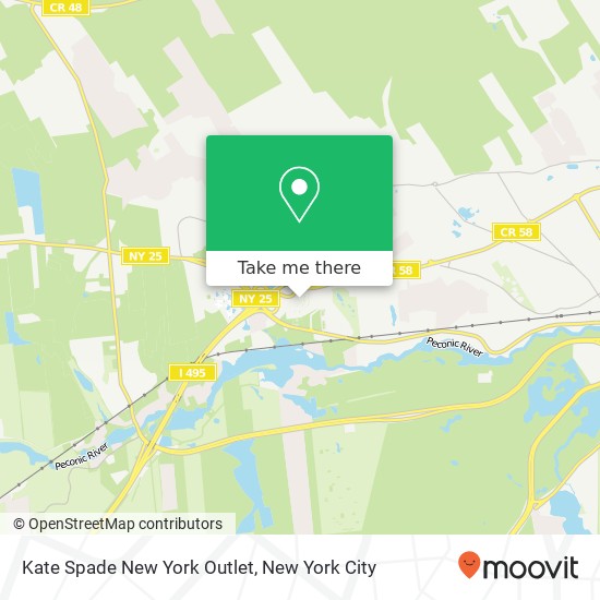 Mapa de Kate Spade New York Outlet