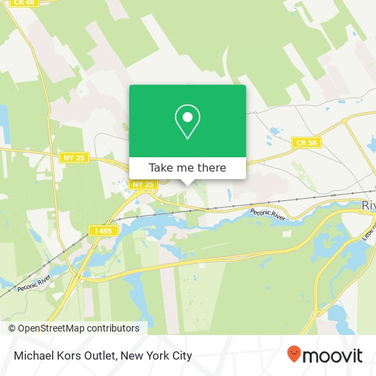 Mapa de Michael Kors Outlet