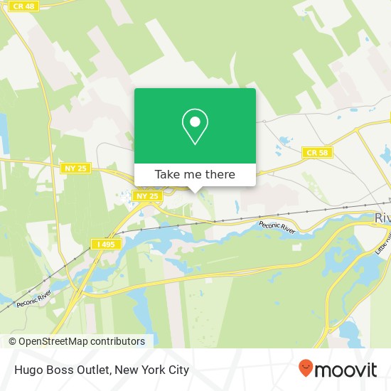 Hugo Boss Outlet map