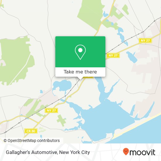 Mapa de Gallagher's Automotive