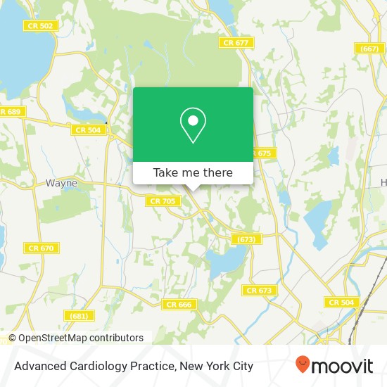 Advanced Cardiology Practice map